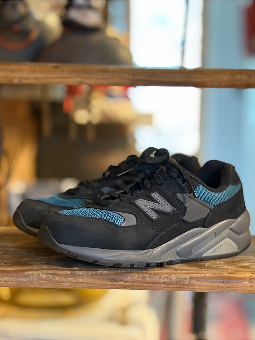 New Balance Black and Teal Men's or Women’s Casual Running Sneakers